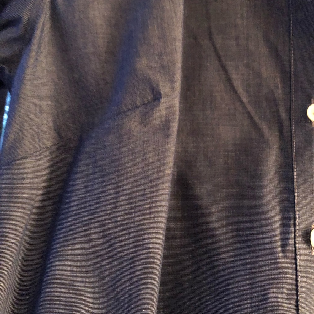Blue Button Down - Picture 4 of 6